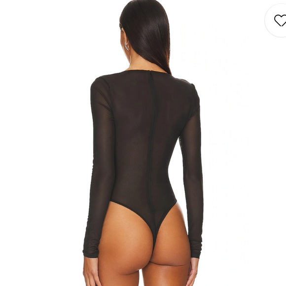 BARDOT Diamante Bodysuit in Black - Picture 6 of 11